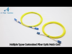 8 هسته 12 هسته کابل فیبر وصله بند ناف زن نر Fanout Breakout MPO MTP To LC