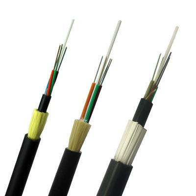 کیفیت  Aerial 48 Core Fiber Optic Cable , ADSS Optical Cable Outdoor Aramid Strength کارخانه
