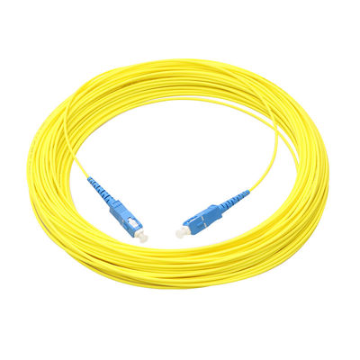 کیفیت  FTTH Jumper Fiber Cable Assembly SC UPC To SC UPC Single Mode کارخانه