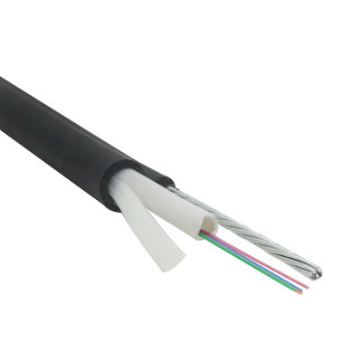 کابل فیبر نوری فضای باز GJYXC8H 8 FRP Strength G.652D LSZH 12 Core حالت تک