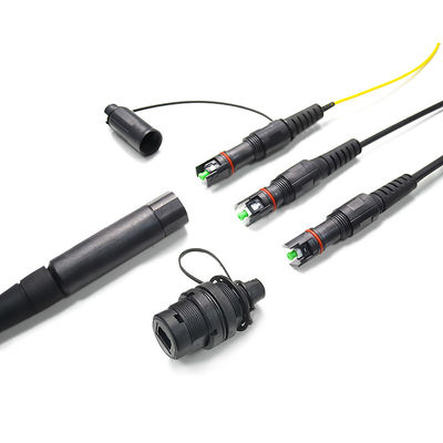 راه حل داخلی فضای باز FTTH Hoptic IP67 ضد آب با کانکتور Corning Optitap