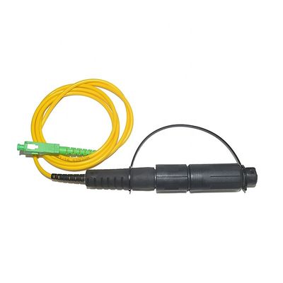 راه حل FTTH ضد آب IP68، پچ سیم فیبر نوری SC APC با کانکتور Optitap