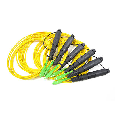محلول ضد آب FTTH، پچ سیم FTTA با اتصال دهنده OptiTap سخت شده SC