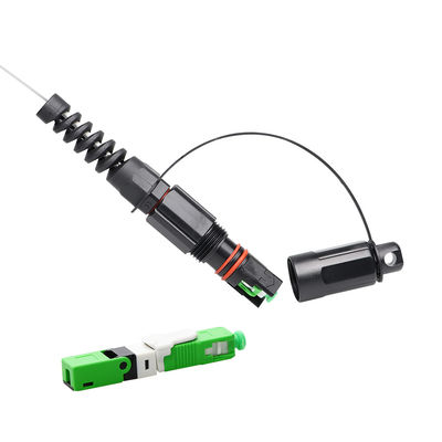 راه حل IP68 FTTH، SC APC Field Mount Corning Optitap Connector