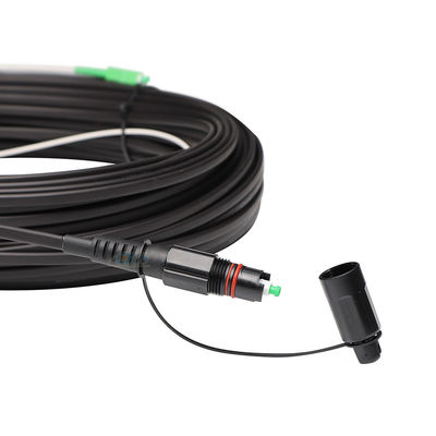 کابل Ftth Drop ضد آب IP68 سازگار با کانکتور optitap