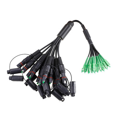 کابل Ftth Drop ضد آب IP68 سازگار با کانکتور optitap