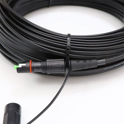 سفارشی 1 فیبر FTTH راه حل Drop کابل MINI IP OptiTap به SC APC