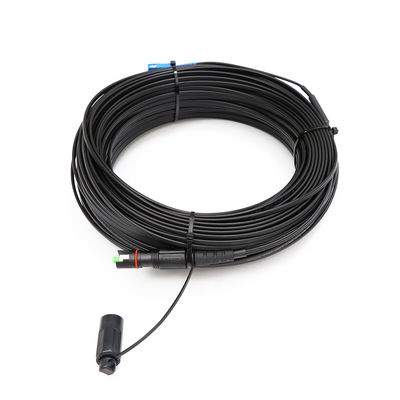سفارشی 1 فیبر FTTH راه حل Drop کابل MINI IP OptiTap به SC APC