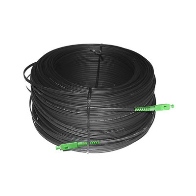 کابل قطره نوری FTTH رنگ سفید با رابط SC FC OEM ODM