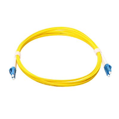 FTTH سیمپلکس سیمپلکس سیمپلکس کابل فیبر 2.0 میلی متری LC UPC 3.0 میلی متری