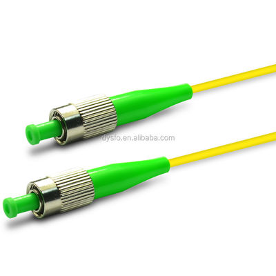 FC APC حالت تک Fiber Patch Cord , FTTH سیم جامپر فیبر نوری