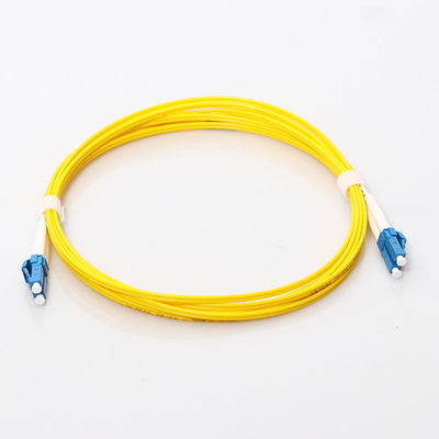 FC APC حالت تک Fiber Patch Cord , FTTH سیم جامپر فیبر نوری