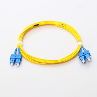 FC APC حالت تک Fiber Patch Cord , FTTH سیم جامپر فیبر نوری
