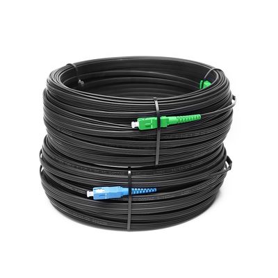 کابل Drop FTTH جامپر فضای باز، پچ سیم فیبر نوری G657A