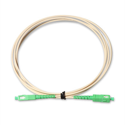 کابل فیبر SC APC وصله سیم 2 میلی متری حالت تک Simplex برای سیستم FTTH