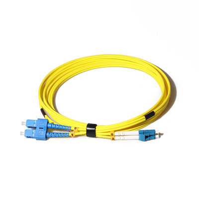 کابل فیبر SC APC وصله سیم 2 میلی متری حالت تک Simplex برای سیستم FTTH
