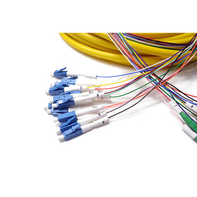 SC LC Pre Terminated Cable Cable حالت تک 9/125 Type