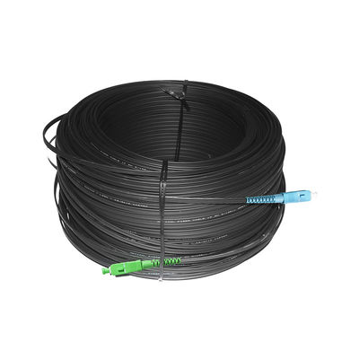 SC UPC SC APC Cable Fiber Patch Cord , Jumper FTTH Outdoor Drop Cable G657A