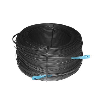 SC UPC SC APC Cable Fiber Patch Cord , Jumper FTTH Outdoor Drop Cable G657A