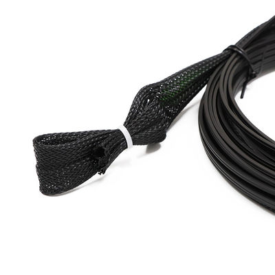 مونتاژ کابل فیبر سیاه , SC APC Patch Cord 1 Core One End with Draging Eye