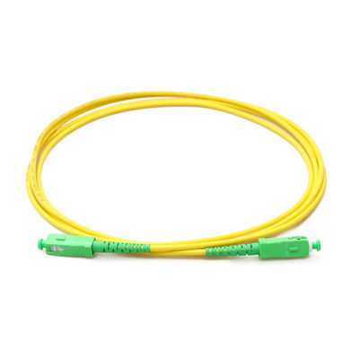 3 متری SC APC Patch Cord حالت تک Simplex 9/125 Armored