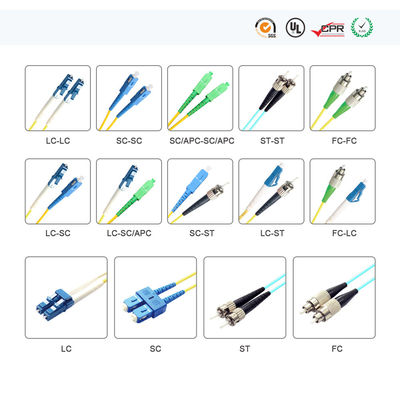کابل فیبر FTTH وصله سیم UPC APC با اتصال MTRJ MU DIN