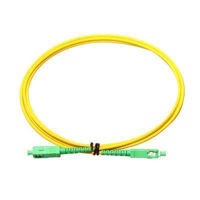 SC APC - وصله سیم کابل فیبر SC APC حالت تک G657A 9/125 Simplex Duplex