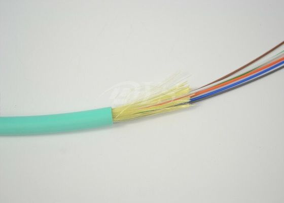 کابل فیبر نوری 12 هسته ای داخلی FTTH OM3 / کابل توزیع فیبر نوری