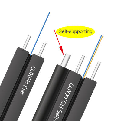 عمده فروشی کارخانه 1/2/4/8 هسته 1 کیلومتر FTTH قیمت کابل فیبر نوری