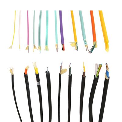 کارخانه 1 هسته 0.9mm Corning محکم بافر سیمپلکس داخلی تک حالت کابل فیبر نوری قیمت 1km