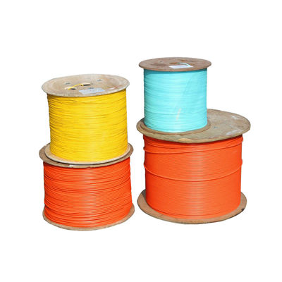 کارخانه 1 هسته 0.9mm Corning محکم بافر سیمپلکس داخلی تک حالت کابل فیبر نوری قیمت 1km
