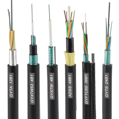 OEM Factory Supply ADSS GYTA GYTS GYXTW 4 8 12 24 48 96 144 288 Core Fiber Optic Cable, Outdoor Optical Fiber Cable Pric