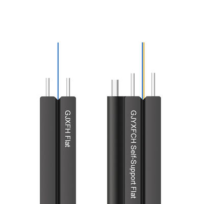 GJXFH 1 2 4 Core ftth Cable drop G652d G657A1 G657A2 SM Indoor Fiber Optic Drop Cable