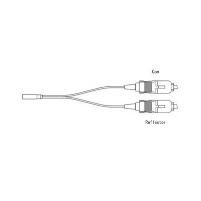 فیلتر فیبر نوری PWDM SC APC 1550nm مواد ABS غیرفعال