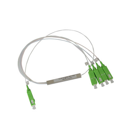 شکاف نوری فیبر PLC 1x4، شکاف لوله فولادی میکرو SC APC