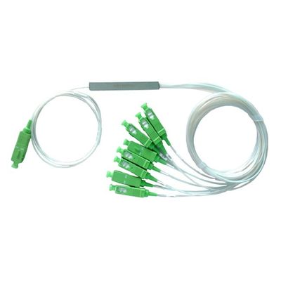 شکاف فیبر نوری PLC سفارشی 1x8 با اتصال SC APC