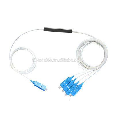 مینی لوله فولادی نوع 1 * 4 شکاف PLC با اتصال SC APC UPC