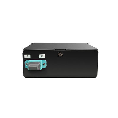 پچ پنل 144 هسته ای 19 اینچی MTP فیبر MPO با 4 عدد کاست OM3 MTP-LC