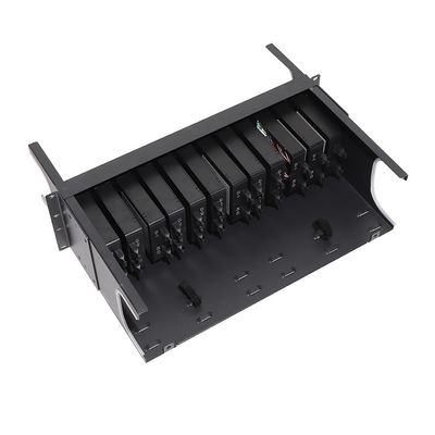 پچ پنل فیبر نوری MPO HD 1U 2U 4U با 72 پورت 64 پورت 48 پورت