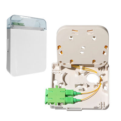 جعبه ترمینال فیبر نوری FTTH 1 درگاه Mini SC برای پانل سوکت دیواری
