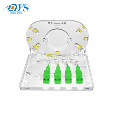 جعبه توزیع فیبر نوری OEM ODM، جعبه پایان FTTH 4 هسته