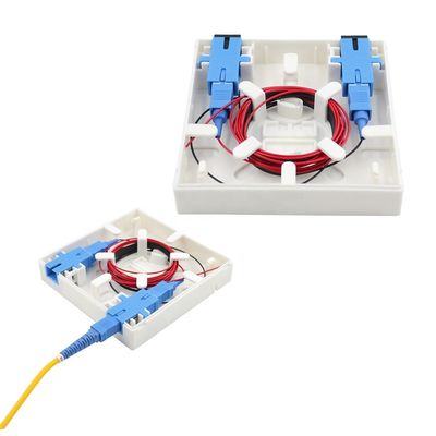 جعبه ترمینال فیبر نوری 2 هسته ای 86 نوع برای شبکه FTTH FTTB FTTX