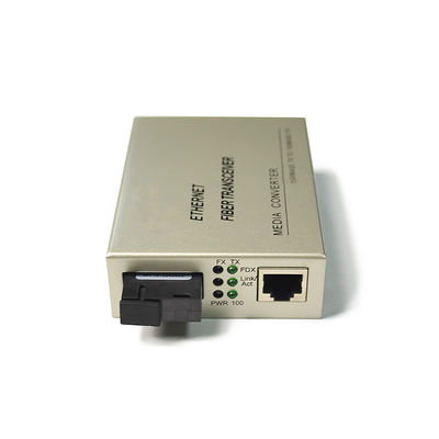 تبدیل رسانه فیبر نوری SFP به RJ45 حالت تک Simplex Duplex 10M 100M