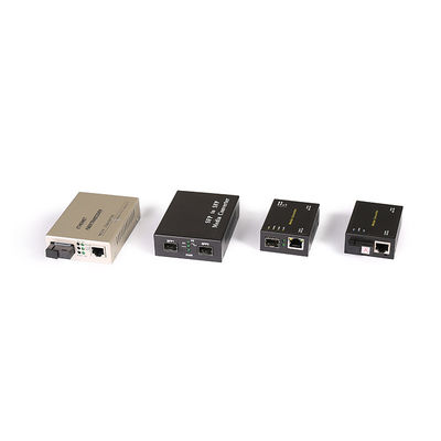 مبدل رسانه ای فیبر نوری گیگابیتی سریع SFP LC SC 100M 1000M