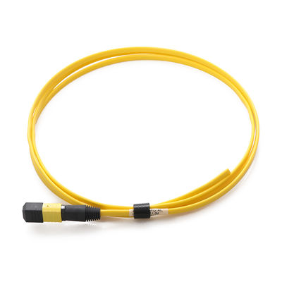 کابل فیبر تک حالته G657a1 MPO MTP 12F 1.5M برای FTTX FTTX