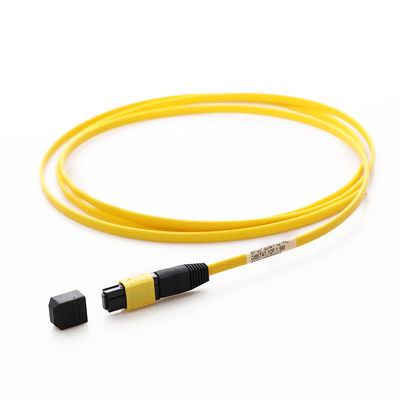کابل فیبر تک حالته G657a1 MPO MTP 12F 1.5M برای FTTX FTTX