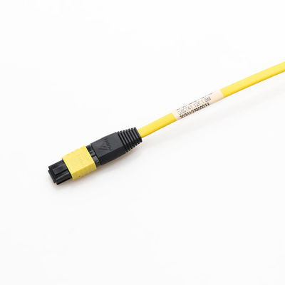کابل فیبر تک حالته G657a1 MPO MTP 12F 1.5M برای FTTX FTTX
