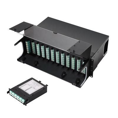 LC LGX MTP MPO ماژول کاست 12 فیبر 24 فیبر برای کابل های ساختاری