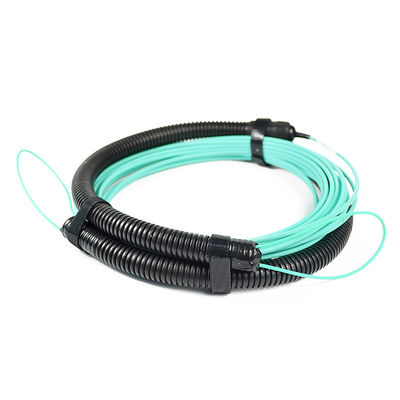 سفارشی سازی شده MPO LC Breakout Cable Fanout 8 Core برای مرکز داده