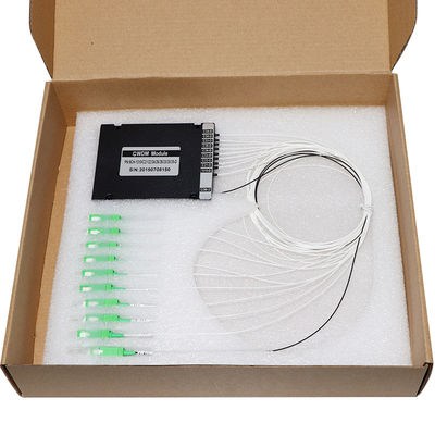 ماژول Optical 8 Channel Cwdm Mux Demux 0.9mm فاصله کانال 20nm